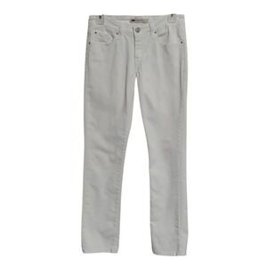 Levi's Women's Mid Rise Skinny White Jeans Size‎ 2